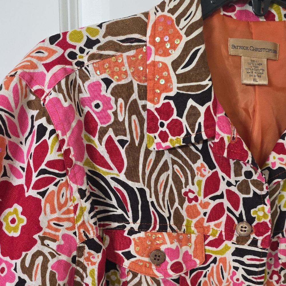 Floral Multicolor Jacket - Picture 3 of 4
